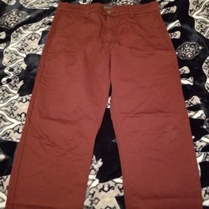 Levis burgundy chinos
